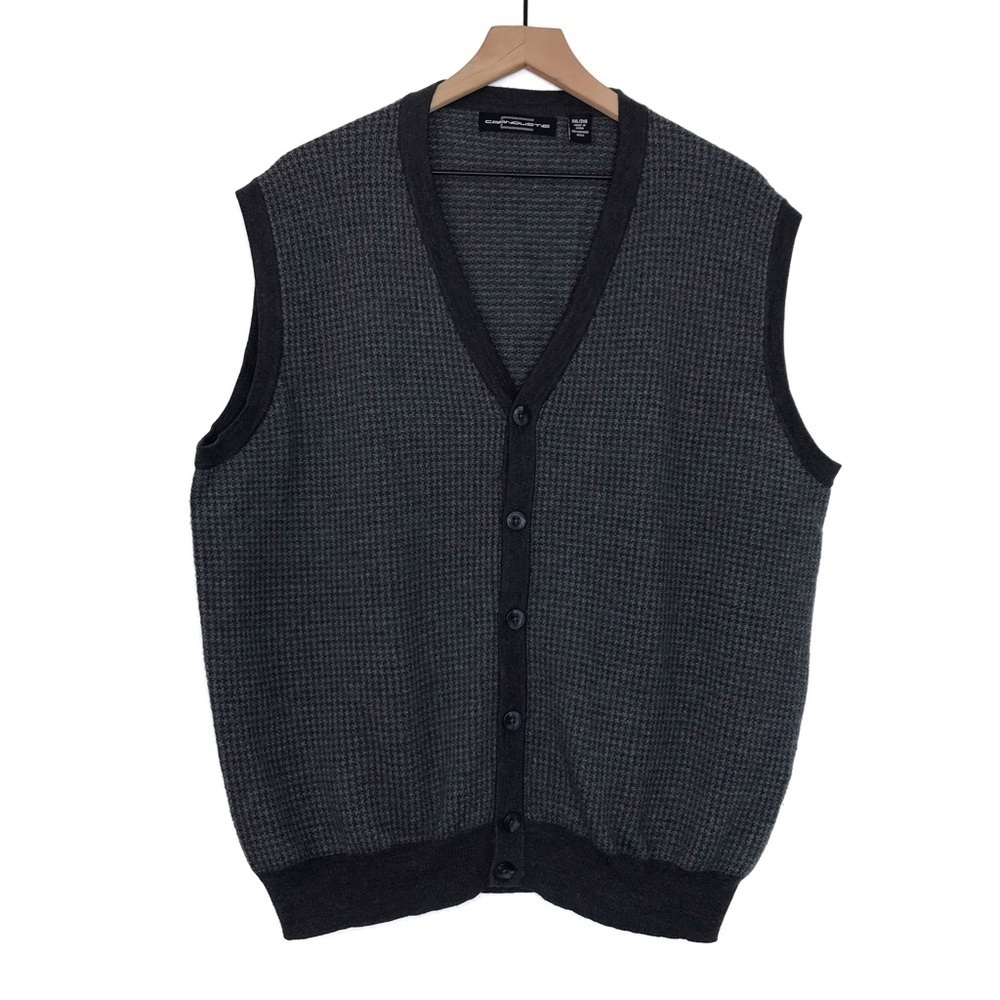 CARNOUSTIE Knit Wool Sweater Vest XL